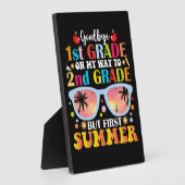 さようなら1年生こんにちは2年生が初夏 フォトプラーク (側面)