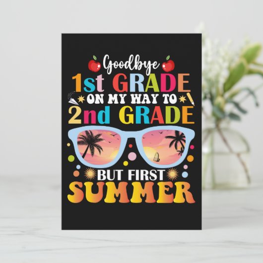 さようなら1年生こんにちは2年生が初夏 案内状 (スタンド正面)