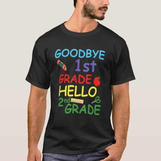 さようなら1年生こんにちは2年生 Tシャツ (正面)