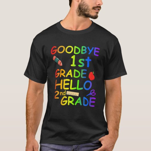 さようなら1年生こんにちは2年生 Tシャツ (正面)