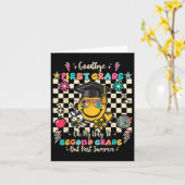 さようなら1年生2年生1年生 カード (黄色い花)