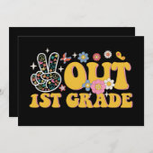 さようなら1年生 クールな学校最後の日 招待状 (正面/裏面)