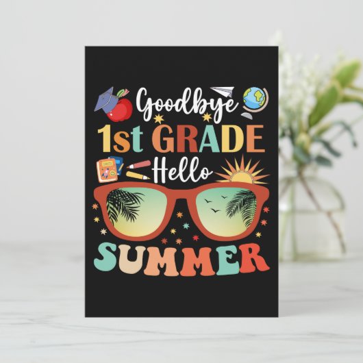 さようなら1年生Hello夏の卒業 案内状 (スタンド正面)