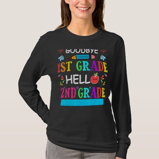 さようなら1年生Hello 2年生Scに戻る Tシャツ (正面)