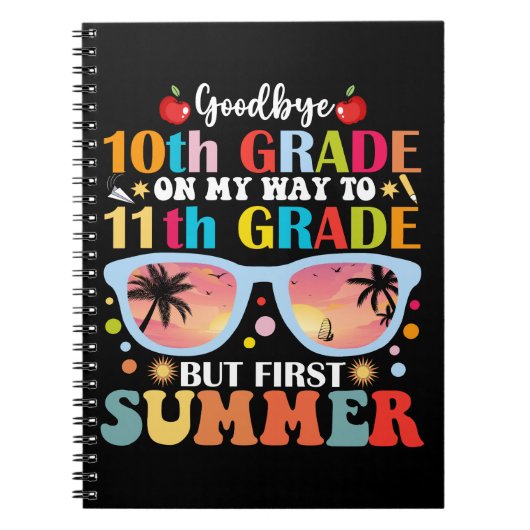 さようなら10年生Hello 11年生Hello Summer ノートブック (正面)
