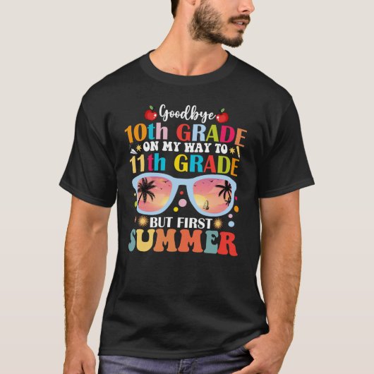 さようなら10年生Hello 11年生Hello Summer Tシャツ (正面)