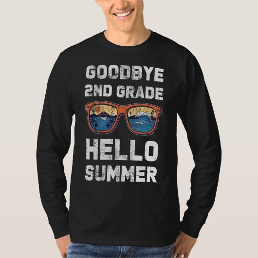 さようなら2年生こんにちは夏サングラス最終日 Tシャツ (正面)