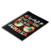 さようなら2年生こんにちは夏 ノートブック (左側)