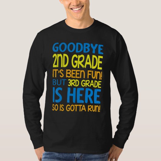 さようなら2年生そのおもしろい3年生はこちらG Tシャツ (正面)