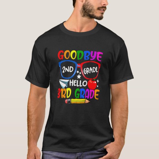 さようなら2年生ウェルカム新学期ハローティ Tシャツ (正面)