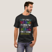さようなら2年生ウェルカム3年生バックSch Tシャツ (正面フル)