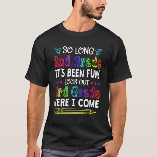 さようなら2年生ウェルカム3年生バックSch Tシャツ (正面)