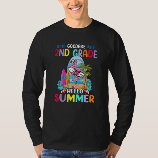 さようなら2年生先生ハローサマーバケーションフロム Tシャツ (正面)