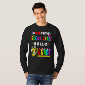さようなら2年生Hello 3年生Back To Scho Tシャツ (正面フル)