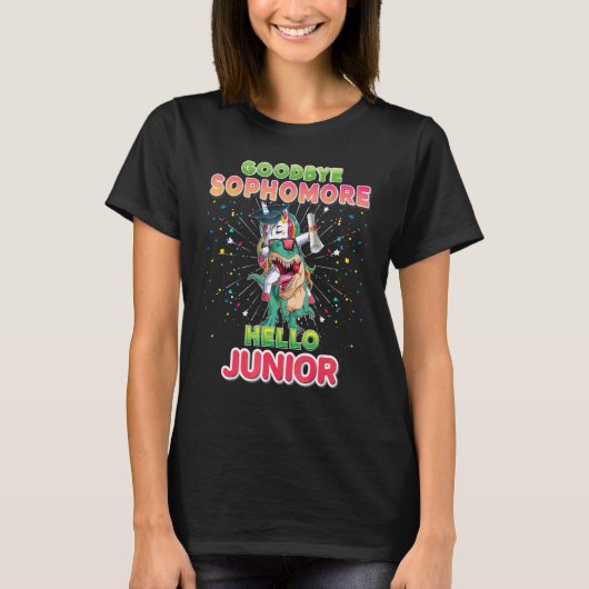 さようなら2年生Hello Junior Unicorn Di Tシャツ (正面)