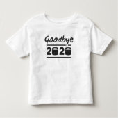 さようなら2020トイレ紙 – やっと終わった トドラーTシャツ (正面)