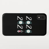 さようなら2020 こんにちは2021 やっと終わった Case-Mate iPhoneケース (裏面(横))