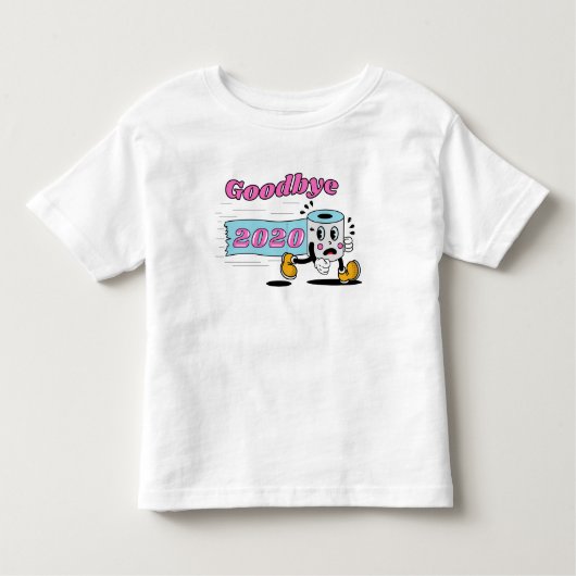 さようなら2020 – やっと終わった トドラーTシャツ (正面)