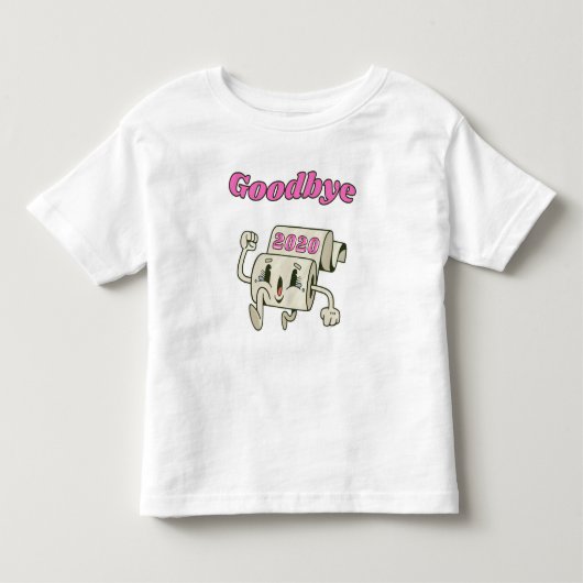 さようなら2020 – やっと終わった トドラーTシャツ (正面)