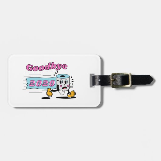 さようなら2020 – やっと終わった ラゲッジタグ (正面横)