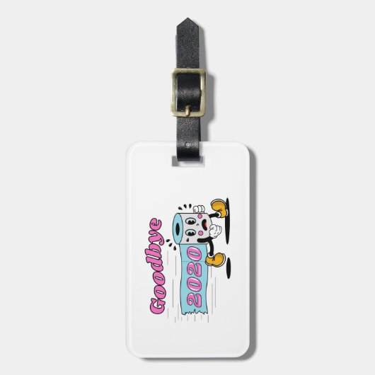 さようなら2020 – やっと終わった ラゲッジタグ (正面縦)