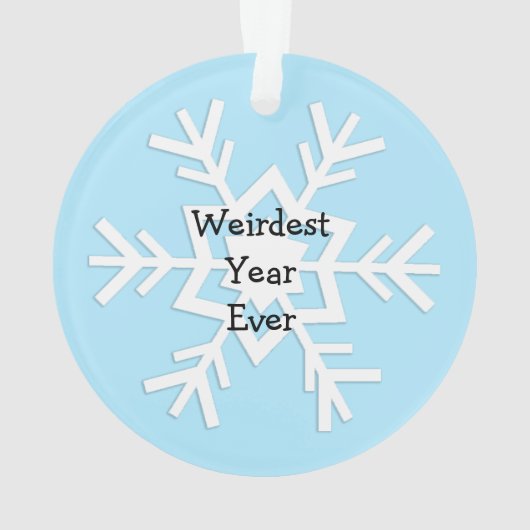 さようなら2020 Welcome 2021 Santa Facemaskクリスマス オーナメント (裏面)
