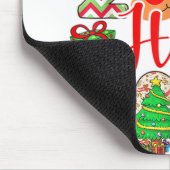 さようなら2022こんにちは2023かわいいクリスマスレパード マウスパッド (コーナー)