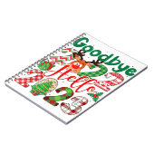 さようなら2022こんにちは2023ヒョウのクリスマス ノートブック (左側)