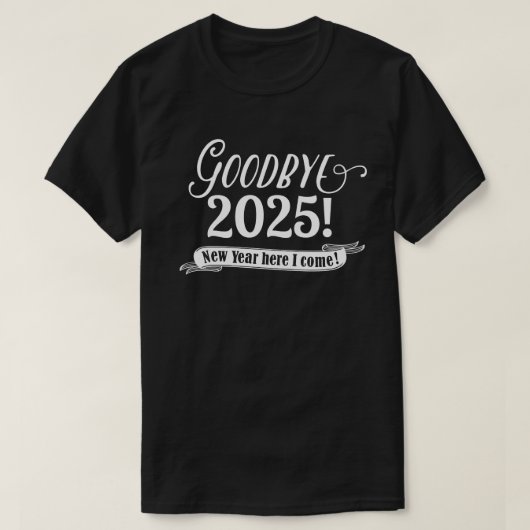 さようなら2023新年 Tシャツ (デザイン正面)