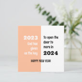 さようなら2023 Hello 2024新年おめでとう (スタンド正面)