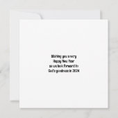 さようなら2023 Hello 2024新年おめでとう (裏面)