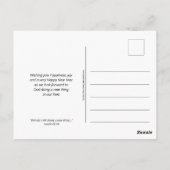 さようなら2023 Hello 2024新年おめでとう ポストカード (裏面)