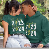 さようなら2023 Welcome 2024メンズクリスマスおもしろい パーカ