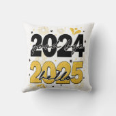 さようなら2024 Hello 2025花火ハッピーニューイヤー クッション (裏面)