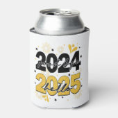 さようなら2024 Hello 2025花火ハッピーニューイヤー 缶クーラー (缶正面)