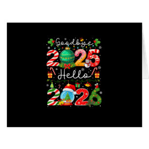 さようなら2025 こんにちは2026 新年 あけましておめでとう クリスマスP