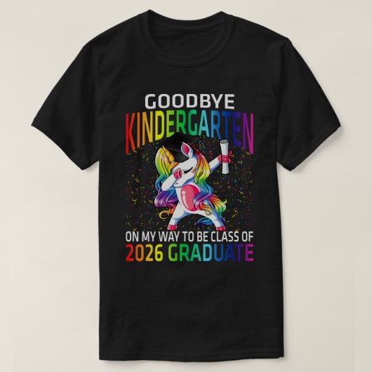 さようなら2026年の幼稚園クラスこんにちは1st tシャツ (デザイン正面)