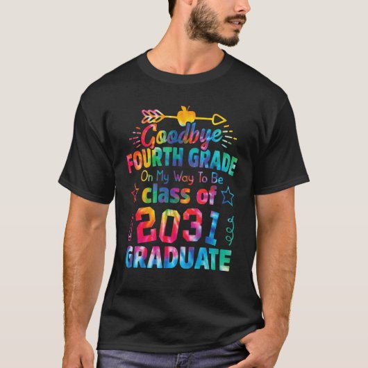さようなら2031年4年生クラスこんにちは5年生 Tシャツ (正面)