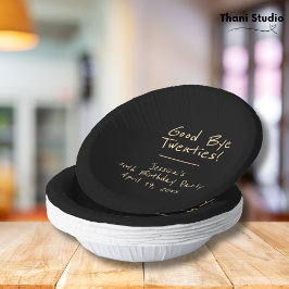 さようなら20sミニマフェミニンリストモダンタイポグラフィ ペーパーボウル