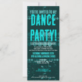 さようなら20s誕生日アダルトダンスパーティー 招待状 (裏面)