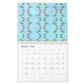 さようなら20XX HELLO 20XX カレンダー (2月 2027)