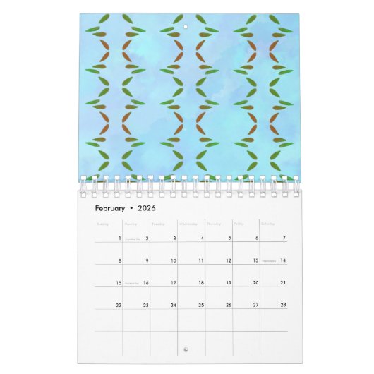 さようなら20XX HELLO 20XX カレンダー (2月 2026)