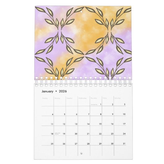 さようなら20XX HELLO 20XX カレンダー (1月 2026)