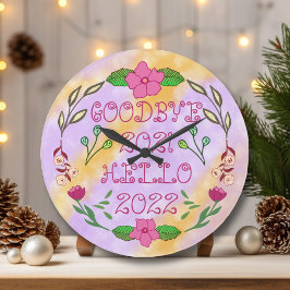 さようなら20XX HELLO 20XX ラージ壁時計