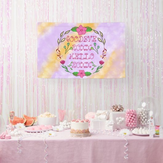 さようなら20XX HELLO 20XX 横断幕 (パーティー)