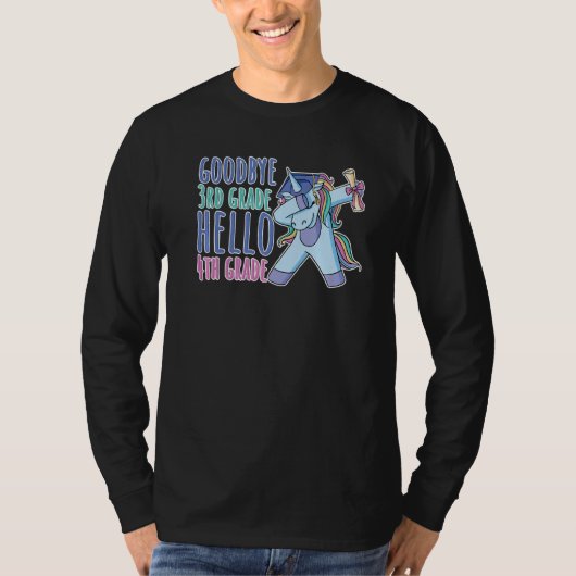 さようなら3年生こんにちは4年生 Tシャツ (正面)