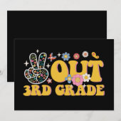 さようなら3年生 クールな最後の1日 招待状 (正面/裏面)