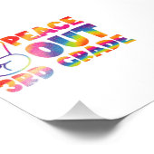 さようなら3年生 タイダイ 最後の日 3rd Grade フォトプリント (角)