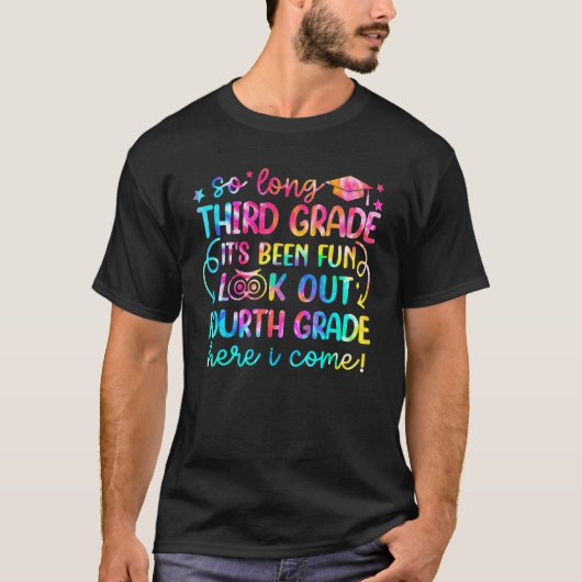 さようなら3年生、4年生がやってくるよ Tシャツ (正面)