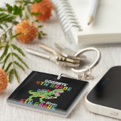 さようなら4年生こんにちは5年生Tレックス恐竜 キーホルダー (正面右)